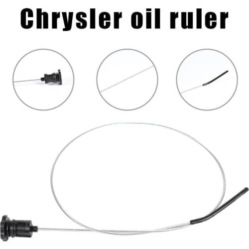 5.7L V8 Transmission Oil Gauge Locking Galvanized Wire Handle Nylon Ruler Body ATF Level Dip Stick for Chrysler Dodge