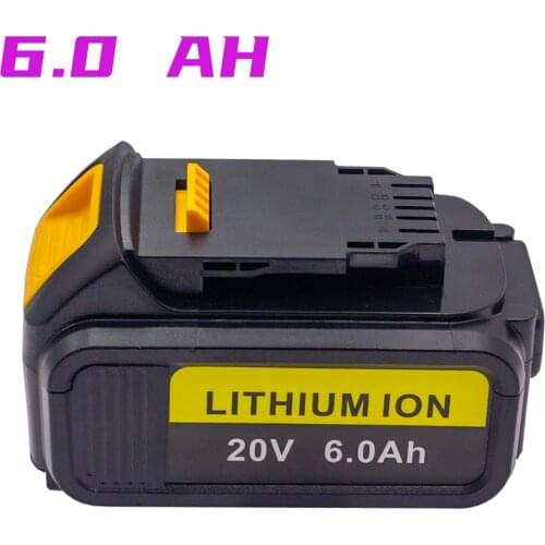 For DEWALT Battery 20v 6.0ah DCB204 DCB205 Cordless Power Tool Battery Large Capacity Super PowerCompatible With DeWalt 18V