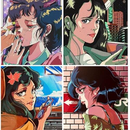 5D Diy Diamond Painting Girl Cartoon Diamond Embroidered Square/Round Cross Stitch New Product Mosaic Set Home Decoration Gift