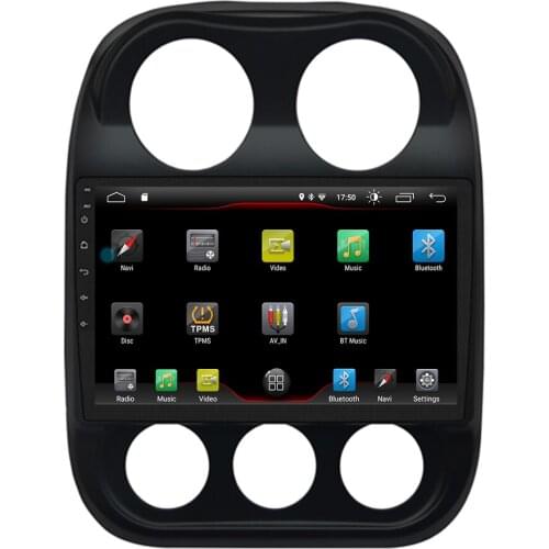 Android 10 2.5D car dvd For JEEP Compass Patriot Radio 2009-2019 multimedia GPS Radio stereo gps navigation map camera