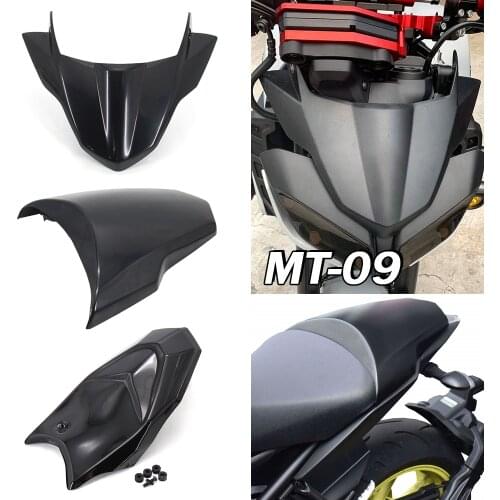 NEW For Yamaha MT09 MT-09 MT 09 FZ09 FZ-09 FZ 09 Motorcycle Rear Passenger Seat Cover Fairing Seat Cowl 2017 2018 2019 2020 2021
