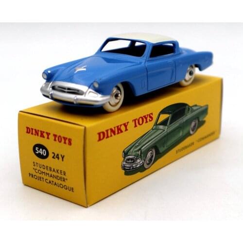 DeAgostini 1/43 Dinky toys 540 24Y Studebaker Commander Projet Catalogue Diecast Models Limited Edition Collection Auto Toys Car