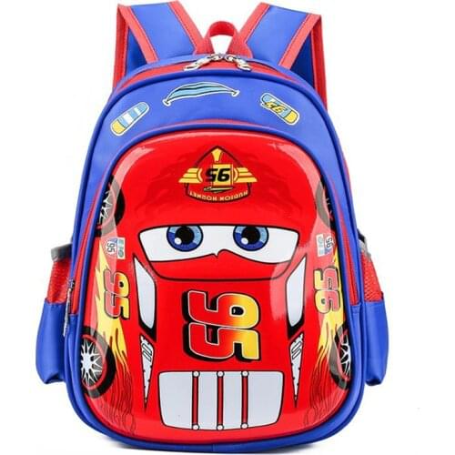 Disney Children Backpack Cartoon Kids Walking Cars Bag Captain America Schoolbag Creative Gift