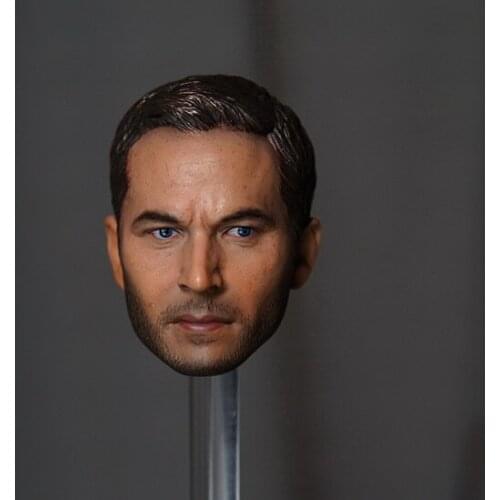 1/6 scale figure doll accessories FastFurios Paul Walker head shape Carved for 12"Action figure doll,not include body