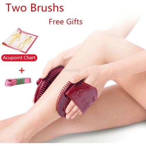 Massage Brush Anti Cellulite Massager Guasha Gua Sha Shampoo Comb Bath Spa Scalp Head Massager