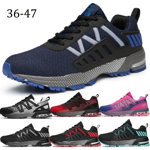 2021 Men Shoes Mesh Breathable Light Weight Running Shoes Fashion Sports Shoes Adult Sneakers Hollow Sole Plus Size 46 Winter