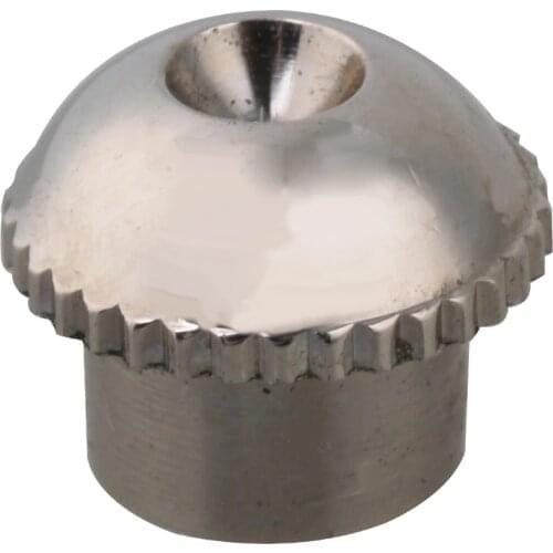 Universal Flute /Piccolo Part Silver Head Crown Headjoint Screw Cap Solid Brass Musical Instruments Parts