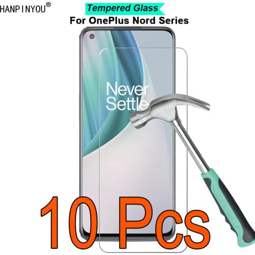 10 Pcs/Lot For OnePlus Nord N100 / N10 5G 9H Hardness 2.5D Ultra-thin Toughened Tempered Glass Film Screen Protector Guard