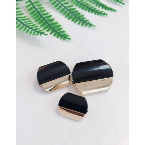 10pcs Metal Shank Buttons For Womens Coat Crafts DIY Clothing Sewing Accessories Button Decoration