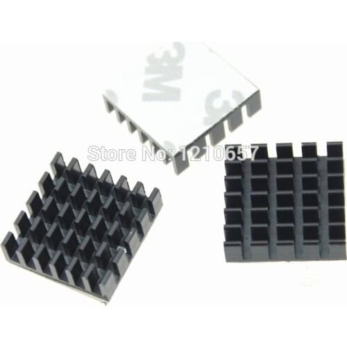 10pcs lot Aluminum Heat sinks Cooling Heatsink IC Led Cooler 20x20x6mm