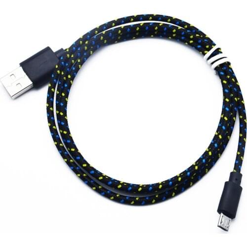 2A Micro USB Data Charger Cable 1M Braided Aluminum Micro USB Data&Sync Faster Charger Cable For Android Phone USB cable