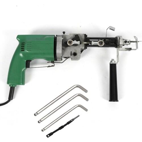 2 IN 1 Electric Rug tufting machine wall tapestries Carpet Hand tufting gun with cut and loop Pile Tools