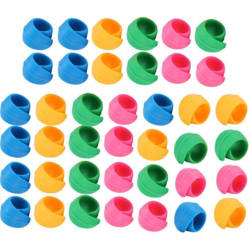 Sewing Thread Reel Clip 40Pcs Spool Huggers Clip Silicone Colorful Bobbins Clips for Sewing Thread Accessories Spool Clips