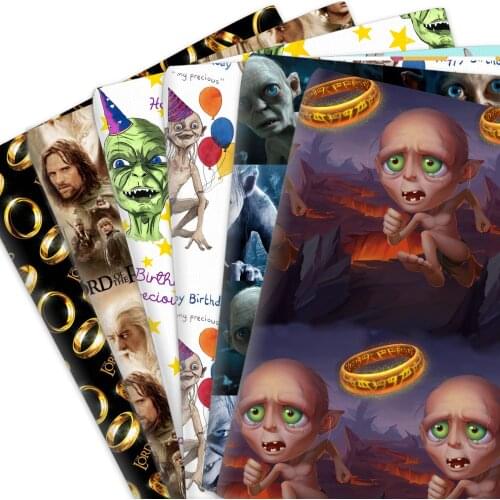 50*145cm Rings Movie Polyester Cotton Material Patchwork Sewing Fabrics 50*145cm Quilt Needlework DIY Handmade