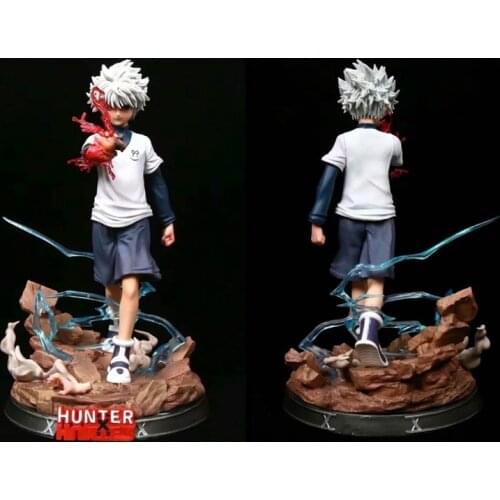 27cm Hunter x Hunter Anime Figure Gon Freecss & Killua Zoldyck Action Figure Gon Freecss Figure Killua Zoldyck Figurine Toys
