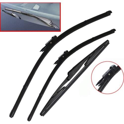 Car Front and Rear Window Wiper Blades Windshield Windscreen wiper For Renault Koleos 2008 2009 2010 2011 2012 2013 2014 2015