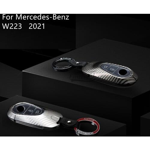 Car Zinc Alloy Key Case Cover Holder For Mercedes Benz S Class W223 Auto Interior Accessories