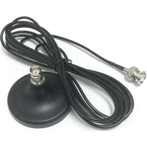 Wireless Antenna Base Microphone Antenna Base with Magnet 3 Meter Rg174 Cable Bnc Male Aerial