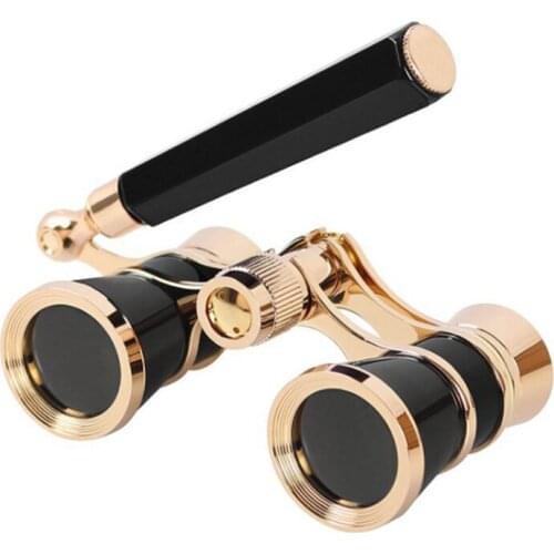 3X25 Opera Binoculars Coated Lens Telescope Opera Glasses Coated Theater Glass Handle Girl Gift 2020
