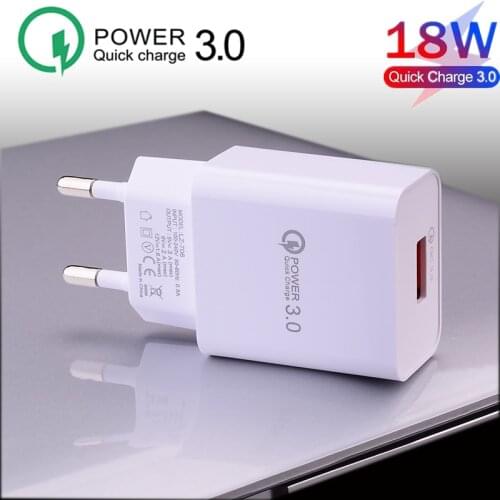 Quick Charge USB Charger For Huawei Honor 10 Lite 9 Light 20s 10i 9x Nova 5T P30 P20 pro QC 3.0 Travel Wall Charger Adapter