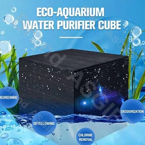 Eco-Aquarium Activated Carbon Water Cube Filter Filtration Material Adsorption Impurities Fish Tank Filter Media Accessories