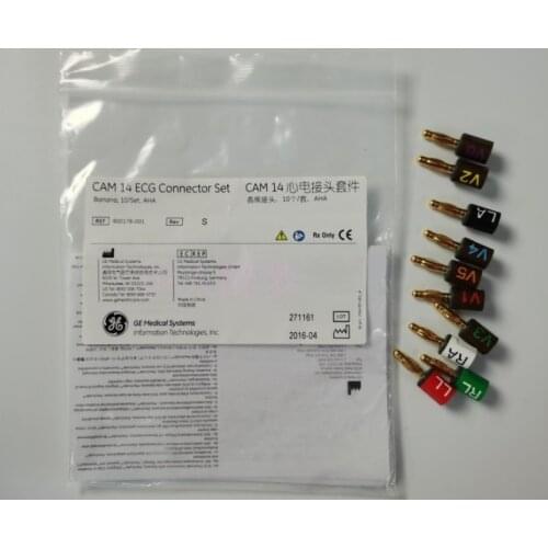 GE Imported CAM14 MAC5000 Series ECG Machine American Standard Banana Plugs 10pcs/set