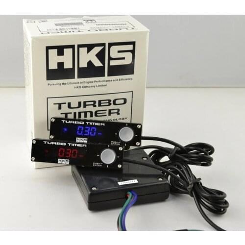 Racing Car Black Turbo Timer LED Type 0 W/Red /Blue Digital Led Display LED