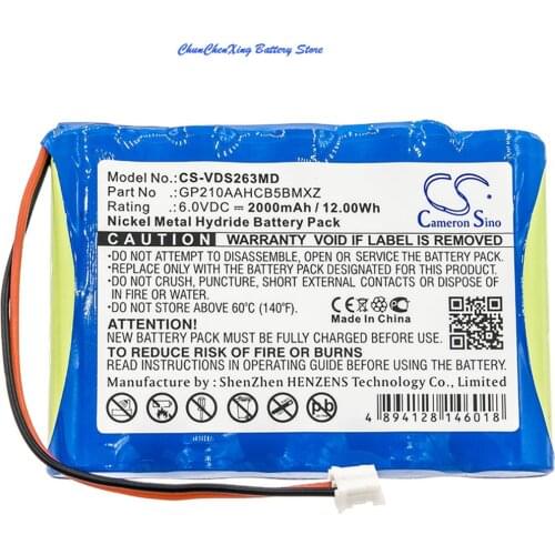 Cameron Sino 2000mA Medical Battery for VDW Silver, Silver Reciproc, SR2634, V0411630000000