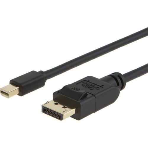 Mini DisplayPort to DisplayPort Cable, Gold Plated 3 Feet Mini DP to DP Cable Support 4K Resolution, Black