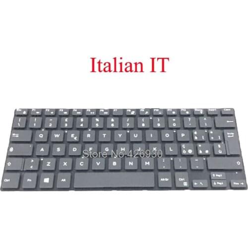 Laptop Backlit IT Keyboard For DELL For Inspiron 5368 5378 7375 7460 5568 7560 7569 7572 5370 7370 7373 7573 Italian black new