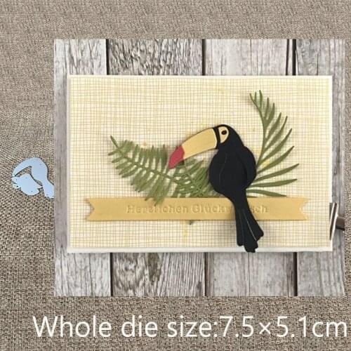 New Design Craft Metal Cutting Die die cuts Toucan bird decoration scrapbook Album Paper Card Craft Embossing die cuts