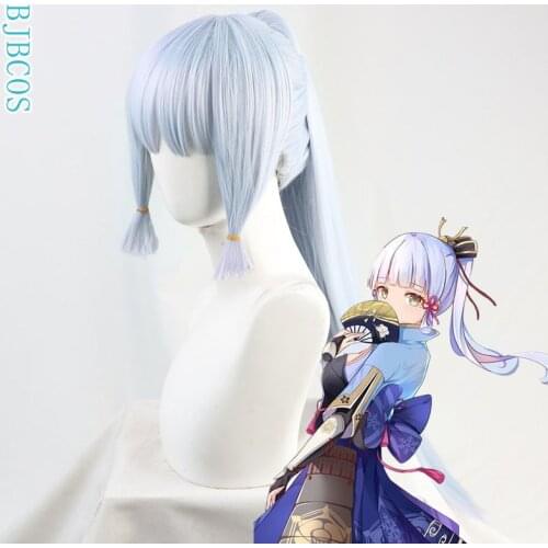 Game Genshin Impact Cosplay Kamisato Ayaka Cosplay Wig Genshin Impact Kamisato Ayaka Hair