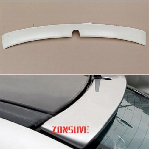 Use For Benz E class W211 Sedan 2003-2009 Year Roof Spoiler ABS Plastic Carbon Fiber Look Rear Trunk Wing Body Kit Accessories