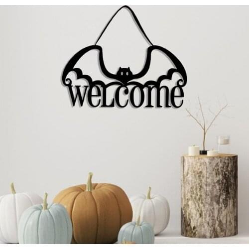 Hanging Ornaments Eco-friendly Unique Pattern Non-woven Fabric Halloween Wall Hanging Ornaments Party Decor for Dorm