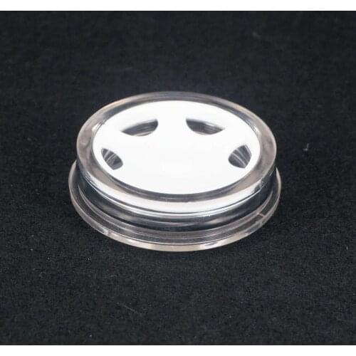 Press Fit Tube I/D 65mm Plastic Oil Level Sight Glass Window Round Head For Air Compressor Gearbox