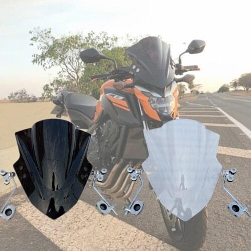 Motorcycle Windshield Windscreen Airflow Wind Deflector Fly screen Adjustable Lockable For Suzuki B-King GSX1300BK 2008
