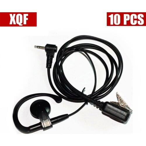 XQF 10PCS Ear-Clip Earpiece For Motorola Talkabout Radio T6210 T6220 T6222 T6250 T6300