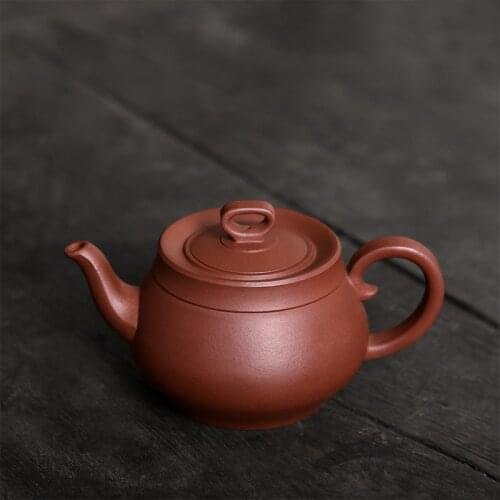 Yixing purple clay teapot famous original mine handmade Kungfu teapot tea set bottom trough qingsiyuan teapot 310ML