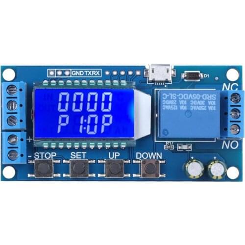 Delayed Trigger Delay Timer Switch Circuit Electronic Relay Module Cycle Circuit Trigger Delayed Power Off XY-LJ02