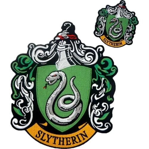 GREEN SNAKE LARGE Patch Embroidered Applique Sewing Label punk biker Patches Clothes Stickers Apparel Accessories Badge