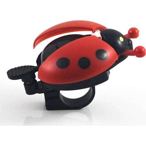 1PC Cute Bicycle Bell Bike Bell Cartoon Ladybug Cycling Bell Outdoor Ridding Accessories Sports Bike Ring Child Riding Equipment