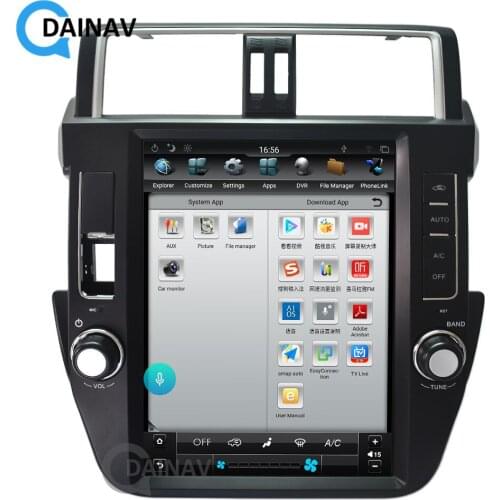 12.1 inch Car DVD Player GPS Navigation For-TOYOTA Land Cruiser Prado 2014-2016 Car Radio GPS Navigation