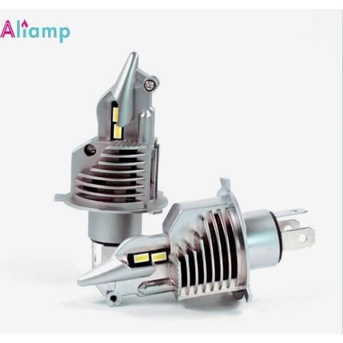 Mini H4 Led Bulbs Headlight Car Motorcycle Lamp 80W 12V 24V 6000K Super Grade Chips Lampada Focus-Beam Technology 16000LM 2PCS