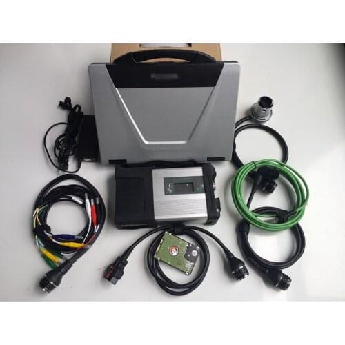 2020.12 MB SD Connect Compact 5 with new HDD MB Star C5 Multiplexer installed in toughbook cf-52 cf52 laptop ready to use