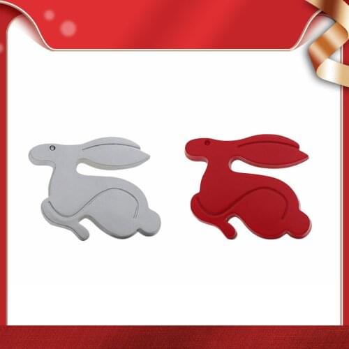 3D ABS Running Rabbit hare for car Hood Fender trunk Rear Bonnet Nameplate Decal Emblem Badge Sticker