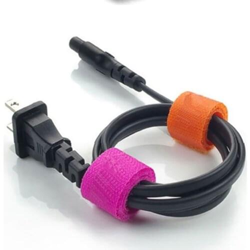 50PCS Colorful Cable Cable Tie Power Management Wire Marker Straps Cord Cable Tie Winder Ties Wire Holder for USB Charger