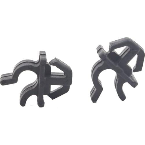 500x Auto Black Plastic Engine Bracket Hood Prop Rod Support Clips Car Accessories