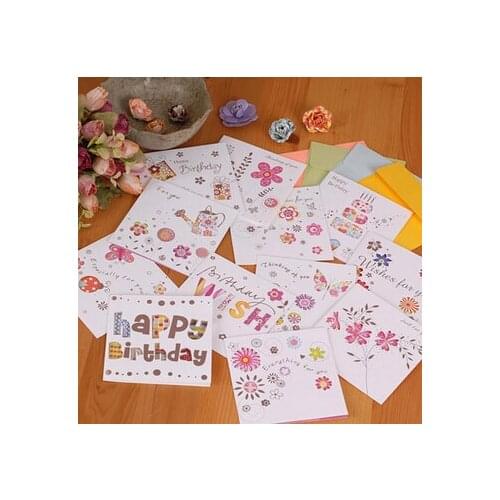 Laser cut square greeting cards,small cute birthday cards for kids,birthday greeting cards wholesale