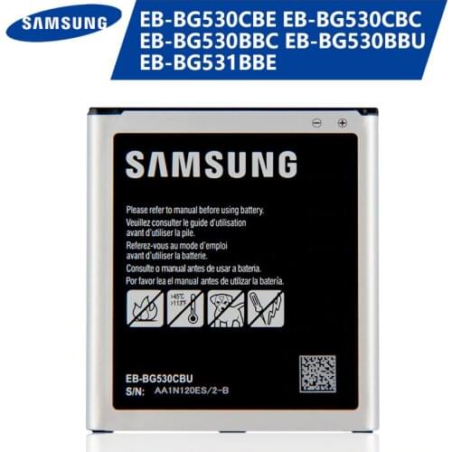 Samsung EB-BG530BBC EB-BG530CBE Battery For Samsung Galaxy Grand Prime J3 2016 J320F SM-J320FN G5308W G530 G530H G531 J5 2600mAh