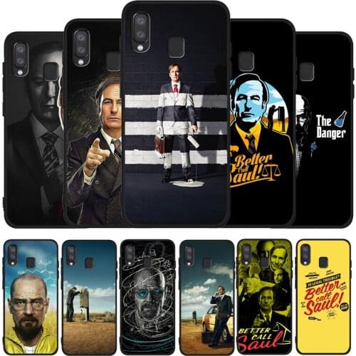Melhore a Chamada Better Call Saul Black Phone Case For Samsung Galaxy A71 A51 A41 A31 A20E A10 A20 A40 A50 A70 M30S M20 A7 A8